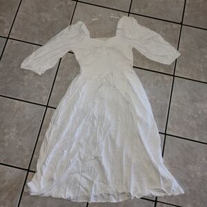 Lauren Conrad Elegant White Women's Dress, Size M